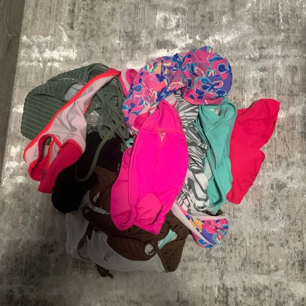 SHEIN bathing suits all top/bottoms size Small (8 in total) - Picture 1 of 10